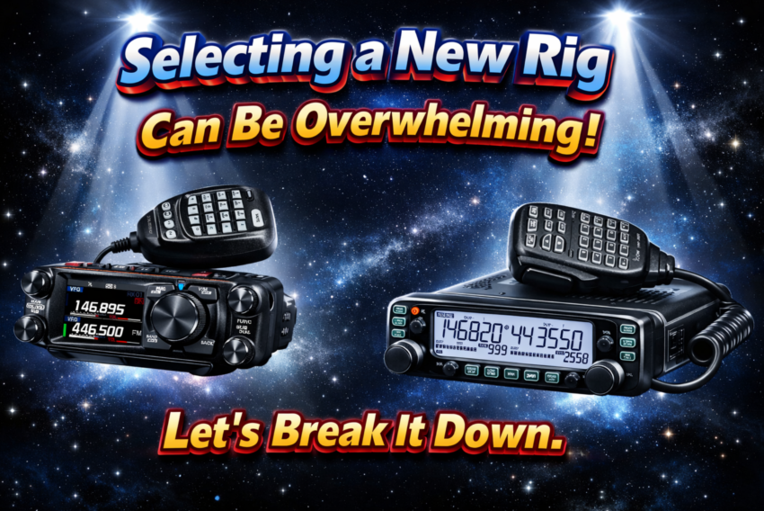 Selecting a new rig can be overwhelming. Let's break it down.