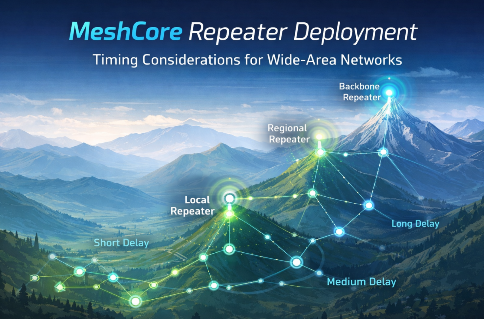 Mesh Core Router Coverage Map MeshCore Repeater Deployment: Timing Considerations for Wide-Area ...