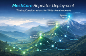 MeshCore Repeater Deployment: Timing Considerations for Wide-Area Networks