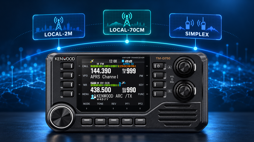 Kenwood's new TM-D750 scanning and memory explained